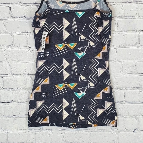 Y2K Grey Ziggy Zags By Nollie Size Small Nwt - Picture 6 of 9